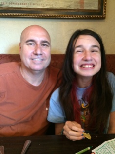 Randy and Grace on Father's Day 2015